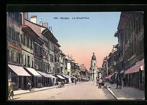 AK Morges, Teilansicht, La Grand Rue