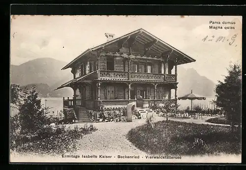 AK Beckenried, Ermitage Isabelle Keller am Vierwaldstättersee