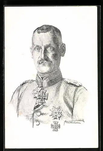 AK Portrait von Kronprinz Rupprecht von Bayern