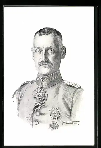 AK Portrait von Kronprinz Rupprecht von Bayern