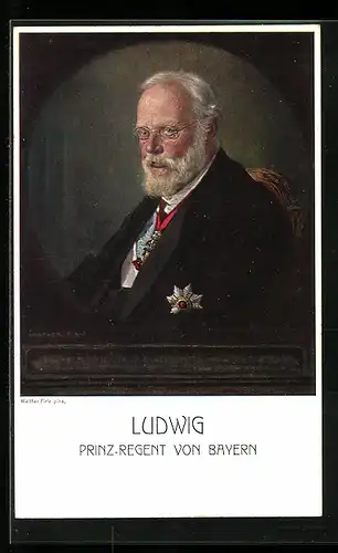 AK Se. Königliche Hoheit Prinz Ludwig III. von Bayern