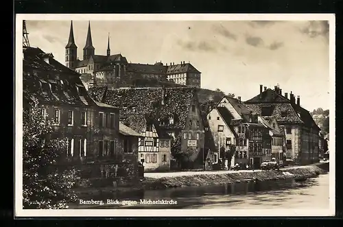 AK Bamberg, Blick gegen Michaelskirche