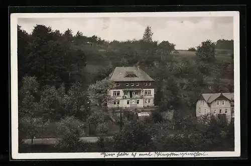 AK Hermsdorf /sächs. Schweiz, Erholungsheim der Ortsgruppe Dresden des Zentralverbandes der Angestellten