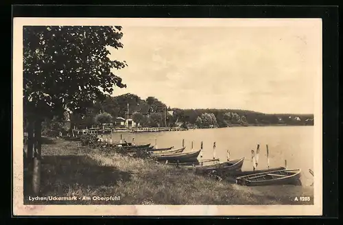 AK Lychen /Uckermark, Am Oberpfuhl