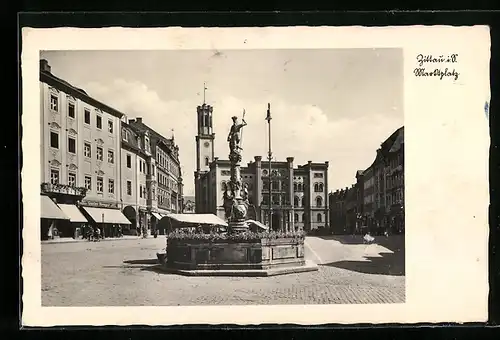 AK Zittau i. S., Marktplatz