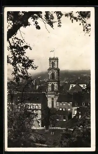 AK Alt-Saarbrücken, Teilansicht mit Ludwigskirche