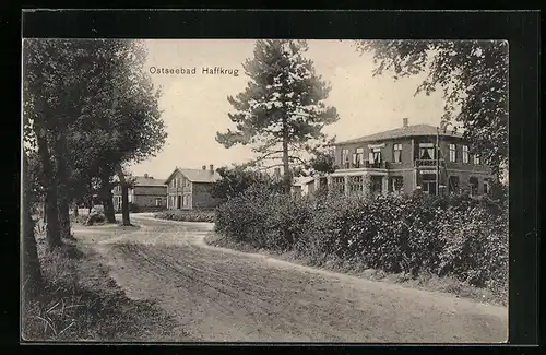 AK Ostseebad Haffkrug, Pfad am Stadtrand