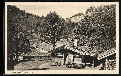 AK Bad Kreuth, Gasthaus Siebenhütten
