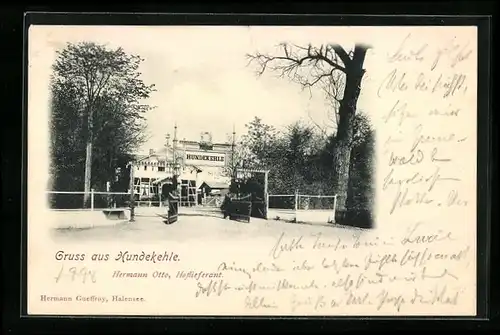 AK Berlin-Grunewald, Restaurant Hundekehle