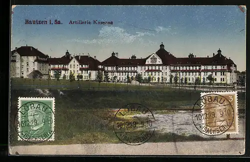 AK Bautzen i. Sa., Artillerie-Kaserne