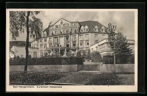 AK Bad Mergentheim, Kuranstalt Hohenlohe