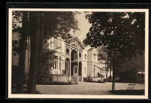 AK Bad Mergentheim, Hotel Kurhaus, Mittelbau