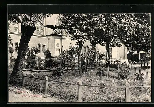 AK Esens / Ostfriesland, am Kriegerdenkmal