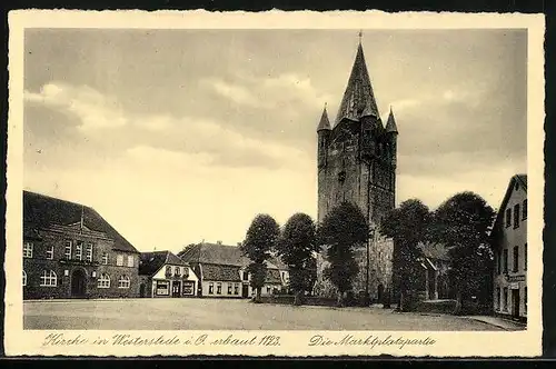 AK Westerstede i. O., Kirche am Marktplatz