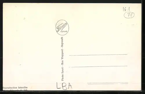 AK Beyrouth, Vue Gènèrale