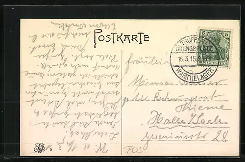 AK Warthelager, Truppenübungsplatz-Forsthaus Lagerwald