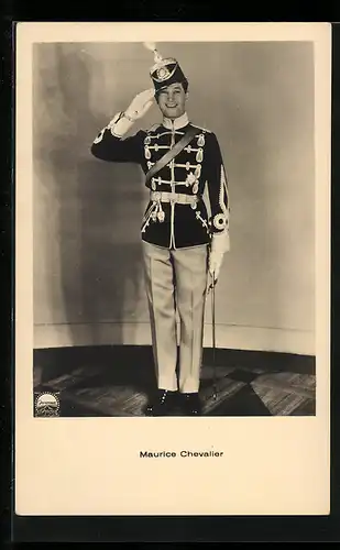 AK Schauspieler Maurice Chevalier im Kostüm einer Rolle