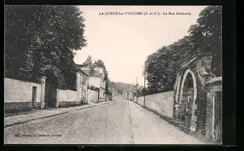 AK La Queue-lez-Yvelines, La Rue Nationale