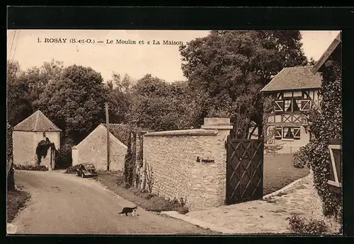 AK Rosay, Le Moulin et La Maison