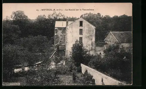 AK Septeuil, Le Moulin sur la Vaucouleurs