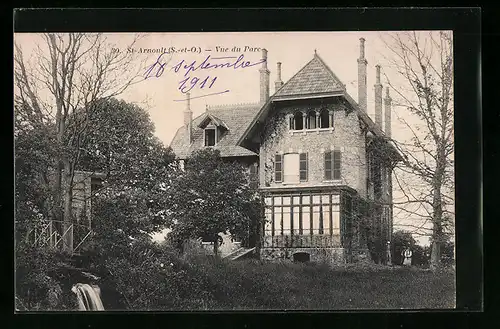 AK St-Arnoult, Vue du Parc