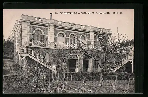 AK Villennes, Villa de M. Decourcelle