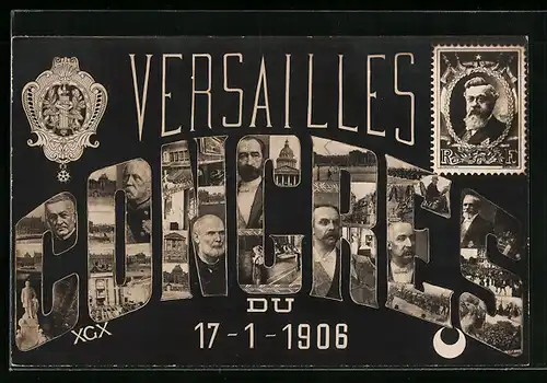 AK Versailles, Concres du 17-1-1906