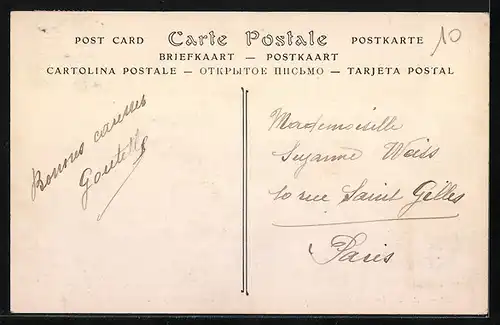 AK Triel, La Rue Cadot, Le Vieux Triel