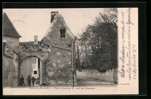 AK Verneuil, Porte Francois, rue des Graviers