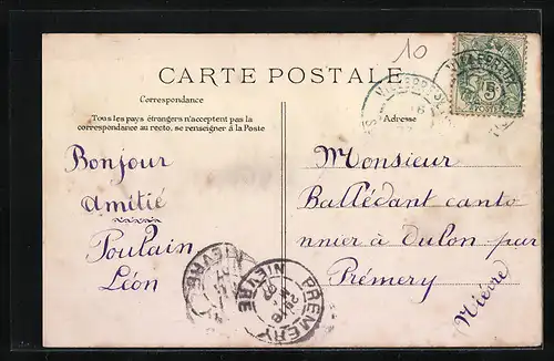 AK Villepreux, Vue des Serres de l`École Le Nôtre