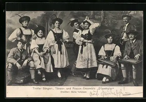 AK Tiroler Sänger-, Tänzer- und Possen-Ensemble D`Innthaler