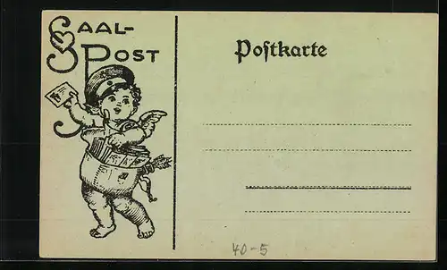 AK Ach du Süsser, sei nicht so stürmisch, Frau wird vom Stier geküsst