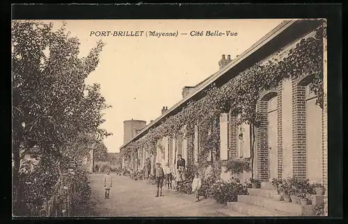 AK Port-Brillet, Cité Belle-Vue