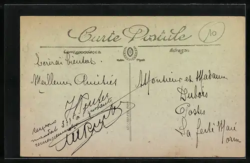 AK La Poôté, La Grande Rue