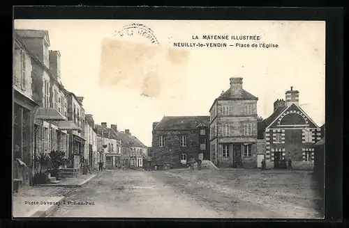 AK Neuilly-le-Vendin, Place de l`Eglise