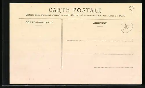 AK Montaudin, Ansicht der Kirche