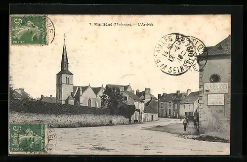 AK Martigné, L`Arrivée