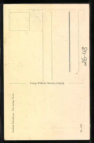 Künstler-AK Ludwig Fahrenkrog: Das heilige Feuer, Nr. 203