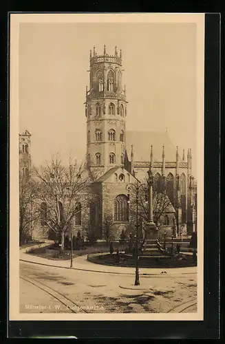 AK Münster i. W., An der Ludgerikirche