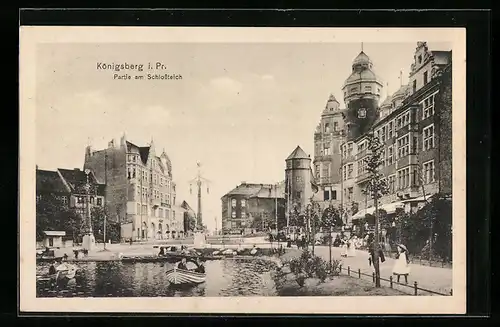AK Königsberg, Partie am Schlossteich