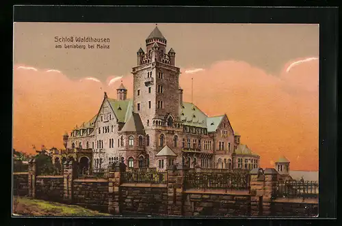 AK Mainz, Schloss Waldthausen am Leniaberg