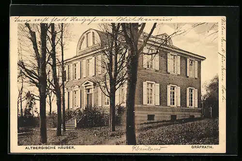 AK Gräfrath, Altbergischres Haus