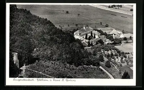 AK Langensteinbach, Bibelheim und Ruine St. Barbara