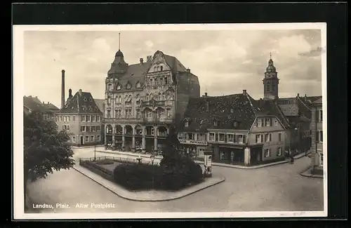 AK Landau /Pfalz, Alter Postplatz