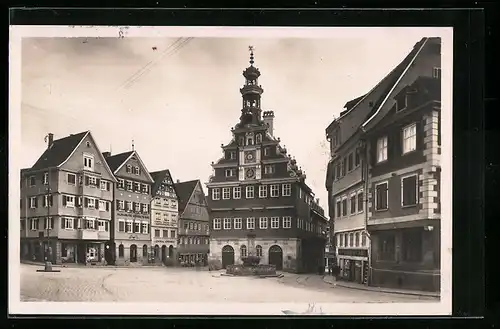 AK Esslingen a. N., Partie am Alte Rathaus
