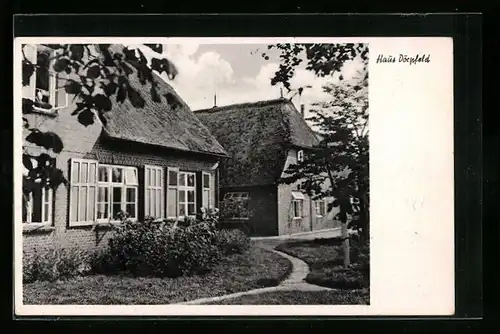 AK Süderende /Insel Föhr, Nordseekinderheim Haus Dorpfeld