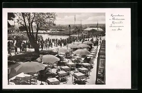 AK Konstanz am Bodensee, Konzil-Terrassen am See