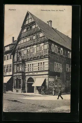 AK Hameln, Altdeutsches Haus am Markt