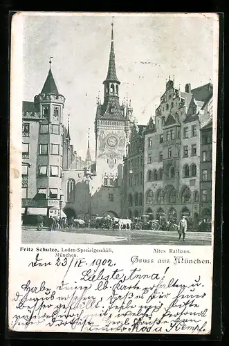 AK München, Altes Rathaus