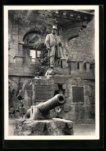 AK Münster (Westf.), Denkmal Prof. Landois, Gründer des Zoo